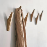 Wall Hook Set Solid Wood Two-Tone Design