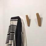 Wall Hook Set Solid Wood Two-Tone Design