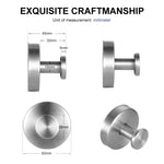 Wall Hook Stainless Steel Twist-Lock Suction Mount 15 Lb