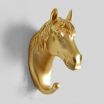 Wall Hooks Gold Metal Animal Design Decorative Storage Hooks