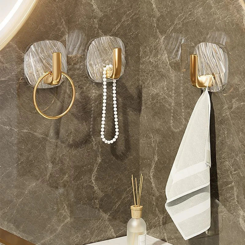 Wall Hooks Self-Adhesive No-Drill Set of 4