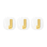 Wall Hooks Self-Adhesive No-Drill Set of 4