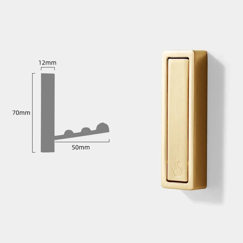 Wall Hooks Space-Saving & Foldable Heavy-Duty Metal