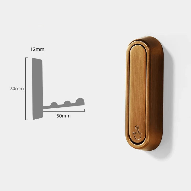 Wall Hooks Space-Saving & Foldable Heavy-Duty Metal