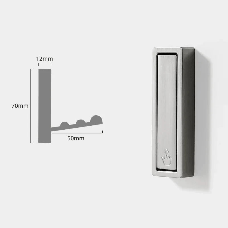 Wall Hooks Space-Saving & Foldable Heavy-Duty Metal
