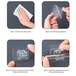 Wall Hooks Tool-Free Clip-On Anti-Slip Grip