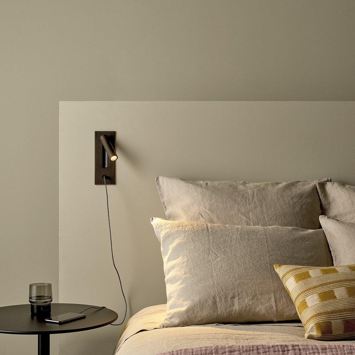 Wall Lamp Aluminum Integrated LED Adjustable Color Temperature Switch Control