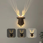 Wall Lamp Deer Design Adjustable Brightness Remote Control