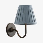 Wall Lamp Dimmable Fabric Shade Hardwired Indoor Fixture