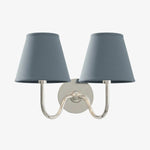 Wall Lamp Dimmable Fabric Shade Hardwired Indoor Fixture