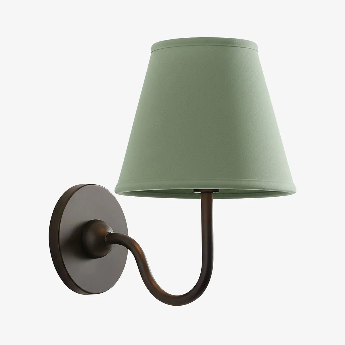Wall Lamp Dimmable Fabric Shade Hardwired Indoor Fixture