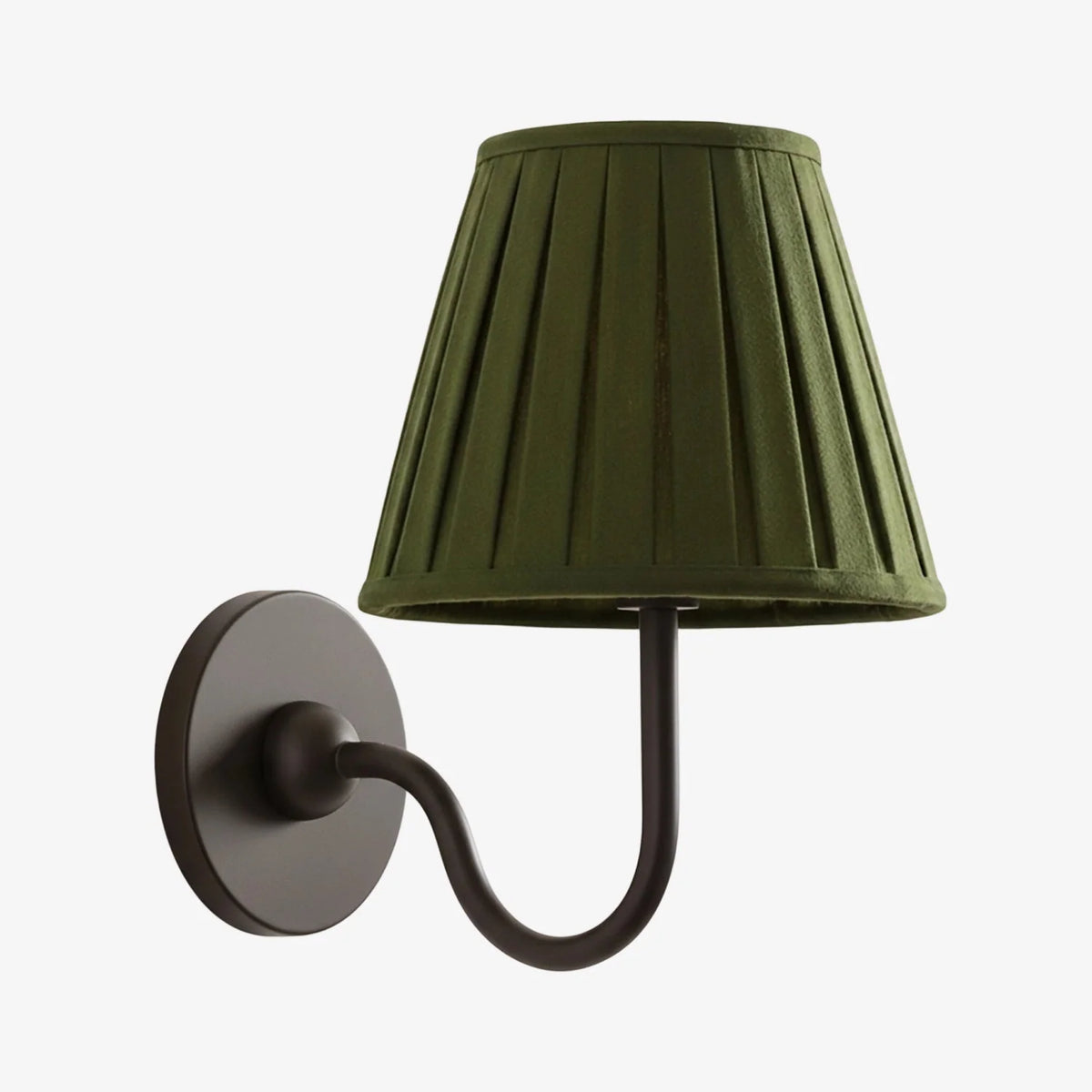 Wall Lamp Dimmable Fabric Shade Hardwired Indoor Fixture
