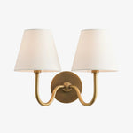 Wall Lamp Fabric Shade Dimmable Soft Diffused Light