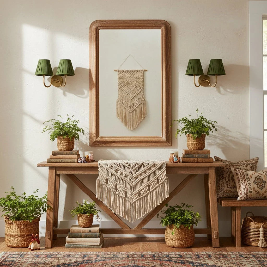 Wall Lamp Fabric Shade Dimmable Soft Diffused Light