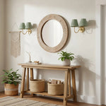 Wall Lamp Fabric Shade Dimmable Soft Diffused Light