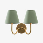 Wall Lamp Fabric Shade Dimmable Soft Diffused Light