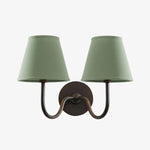 Wall Lamp Fabric Shade Dimmable Soft Diffused Light