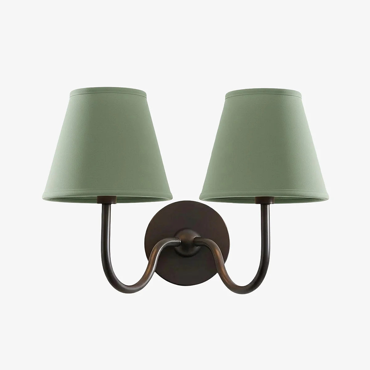 Wall Lamp Fabric Shade Dimmable Soft Diffused Light