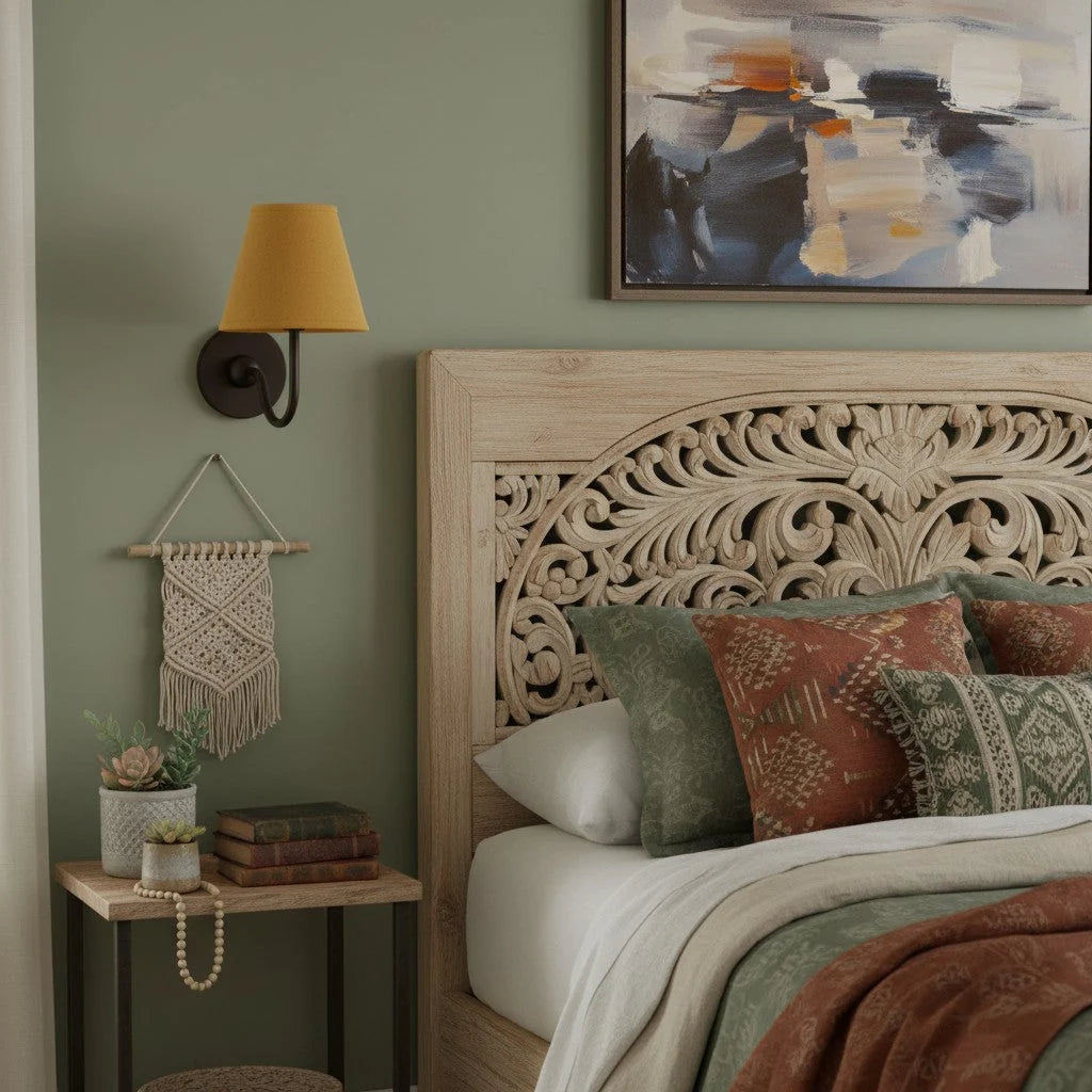 Wall Lamp Fabric Shade Dimmable Soft Diffused Light