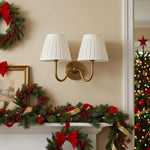 Wall Lamp Fabric Shade Dimmable Soft Diffused Light