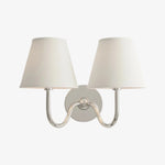 Wall Lamp Fabric Shade Dimmable Soft Diffused Light