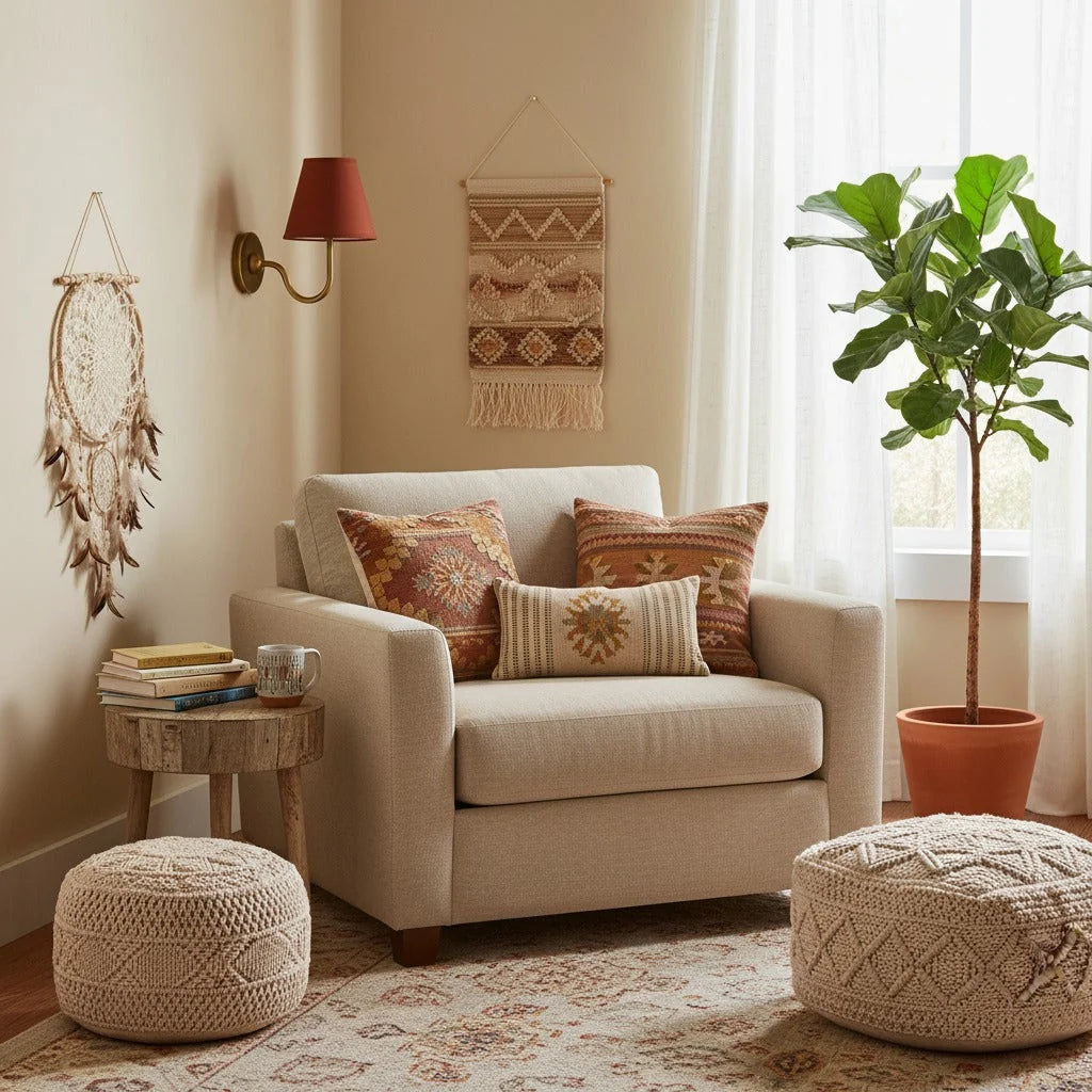 Wall Lamp Fabric Shade Dimmable Soft Diffused Light