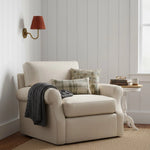 Wall Lamp Fabric Shade Dimmable Soft Diffused Light