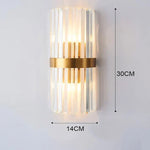 Wall Lamp Gold Finish LED Warm & Cool White