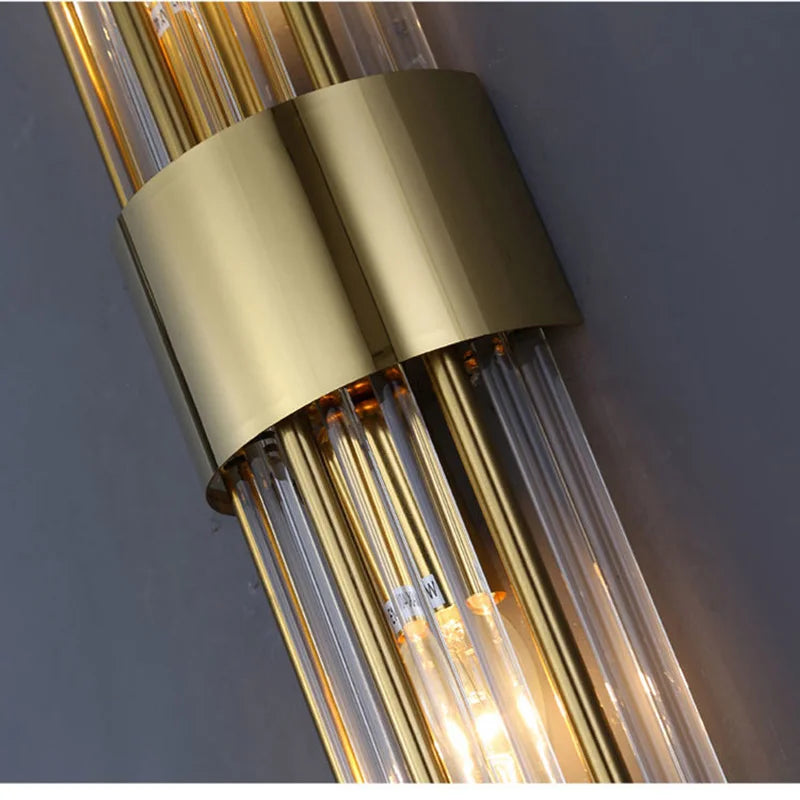Wall Lamp Gold Finish LED Warm & Cool White