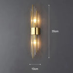 Wall Lamp Gold Finish LED Warm & Cool White