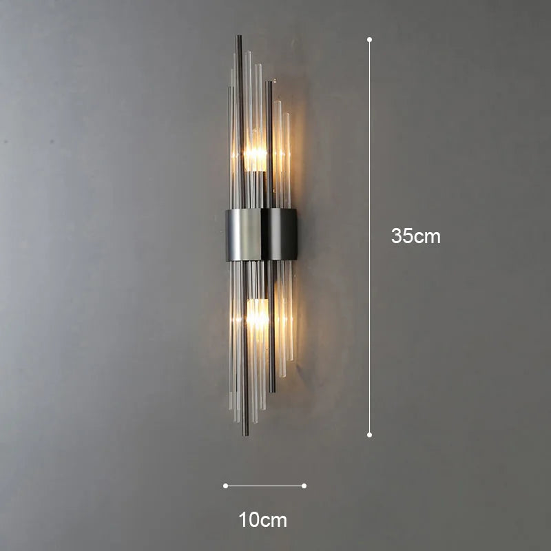 Wall Lamp Gold Finish LED Warm & Cool White
