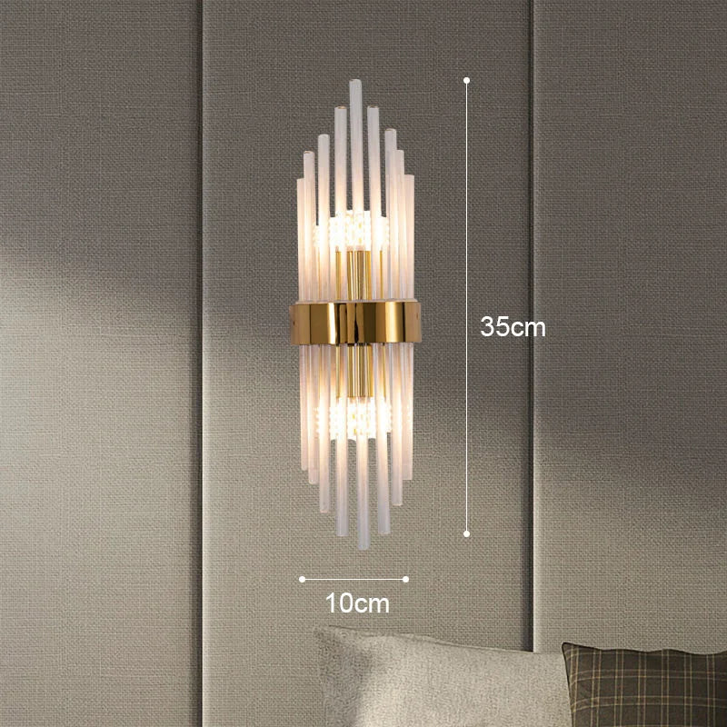Wall Lamp Gold Finish LED Warm & Cool White
