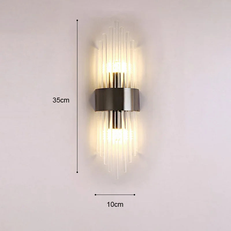 Wall Lamp Gold Finish LED Warm & Cool White