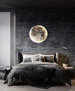 Wall Lamp Minimalist Moon Dimmable LED & Remote