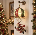Wall Lamp Santa Balloon Design Warm White Easy Mount