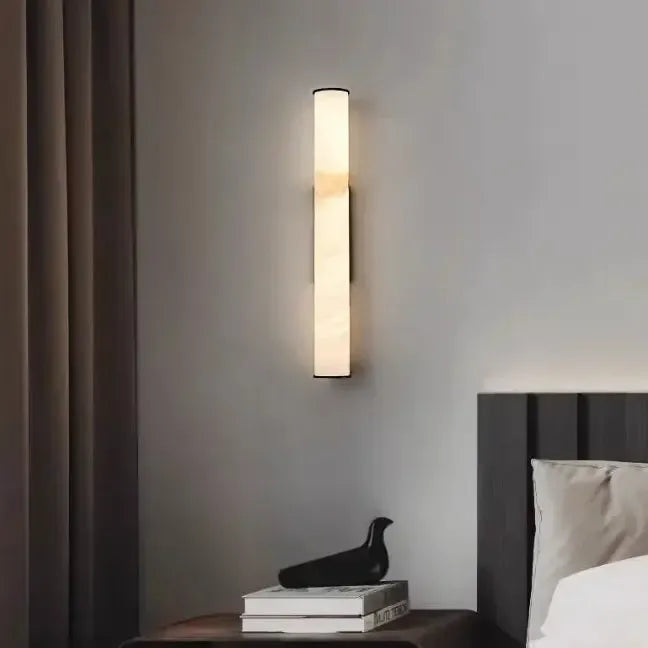 Wall Lamp Spanish Marble Look Warm White LED Hardwired