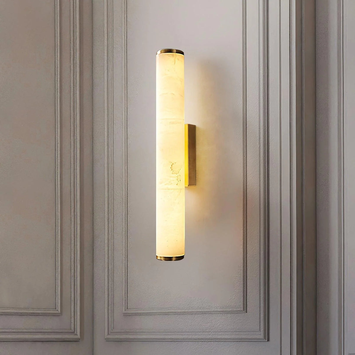 Wall Lamp Spanish Marble Look Warm White LED Hardwired