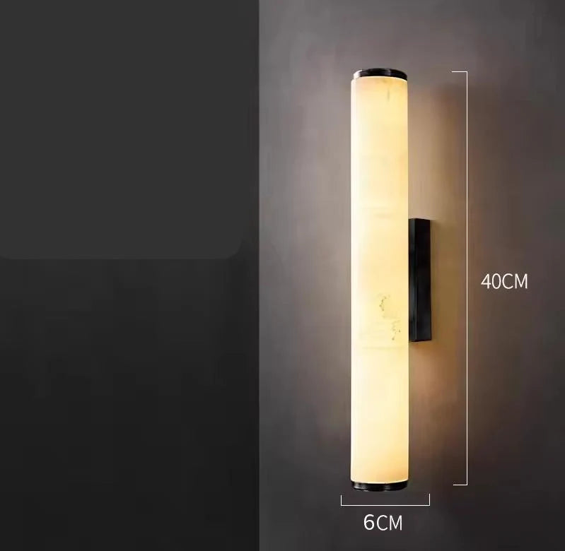 Wall Lamp Spanish Marble Look Warm White LED Hardwired