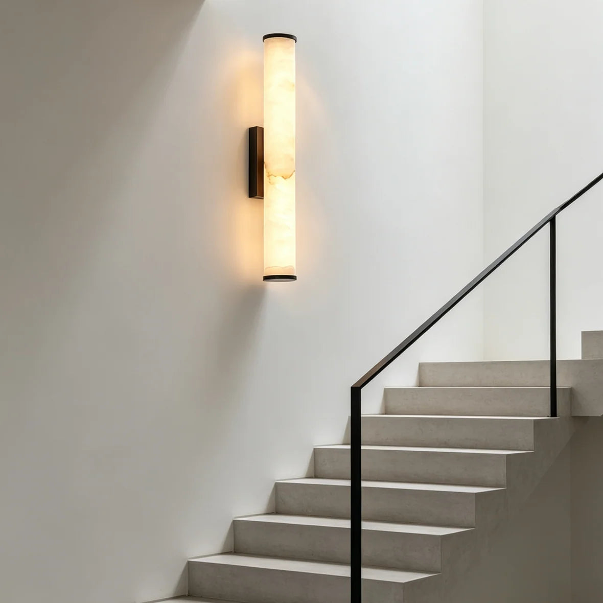 Wall Lamp Spanish Marble Look Warm White LED Hardwired