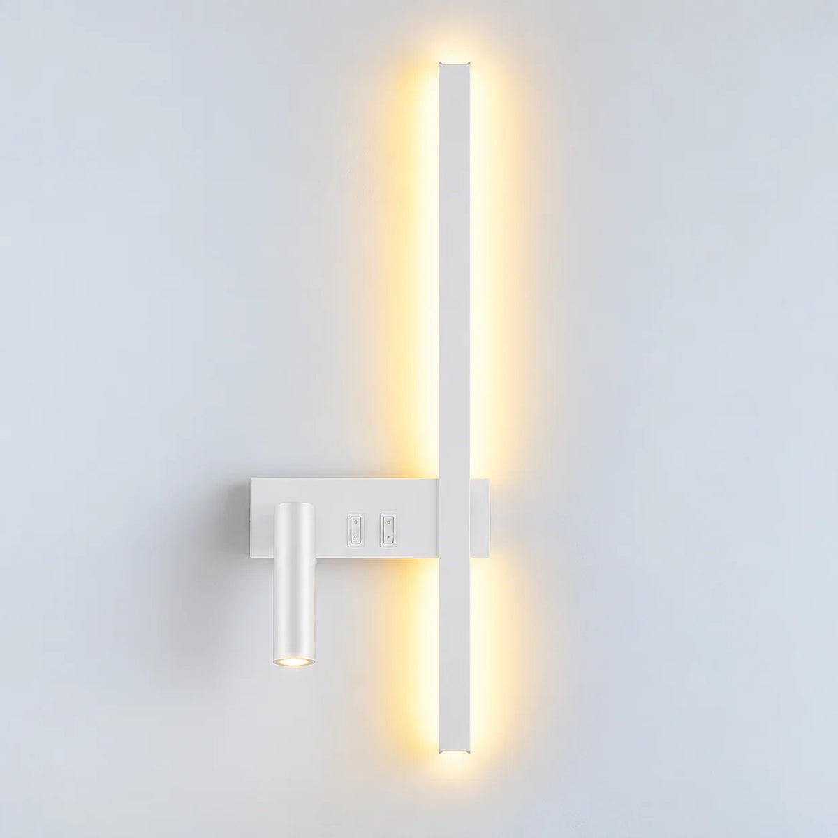Wall Light Adjustable Swivel Head Integrated LED Three Light Colors