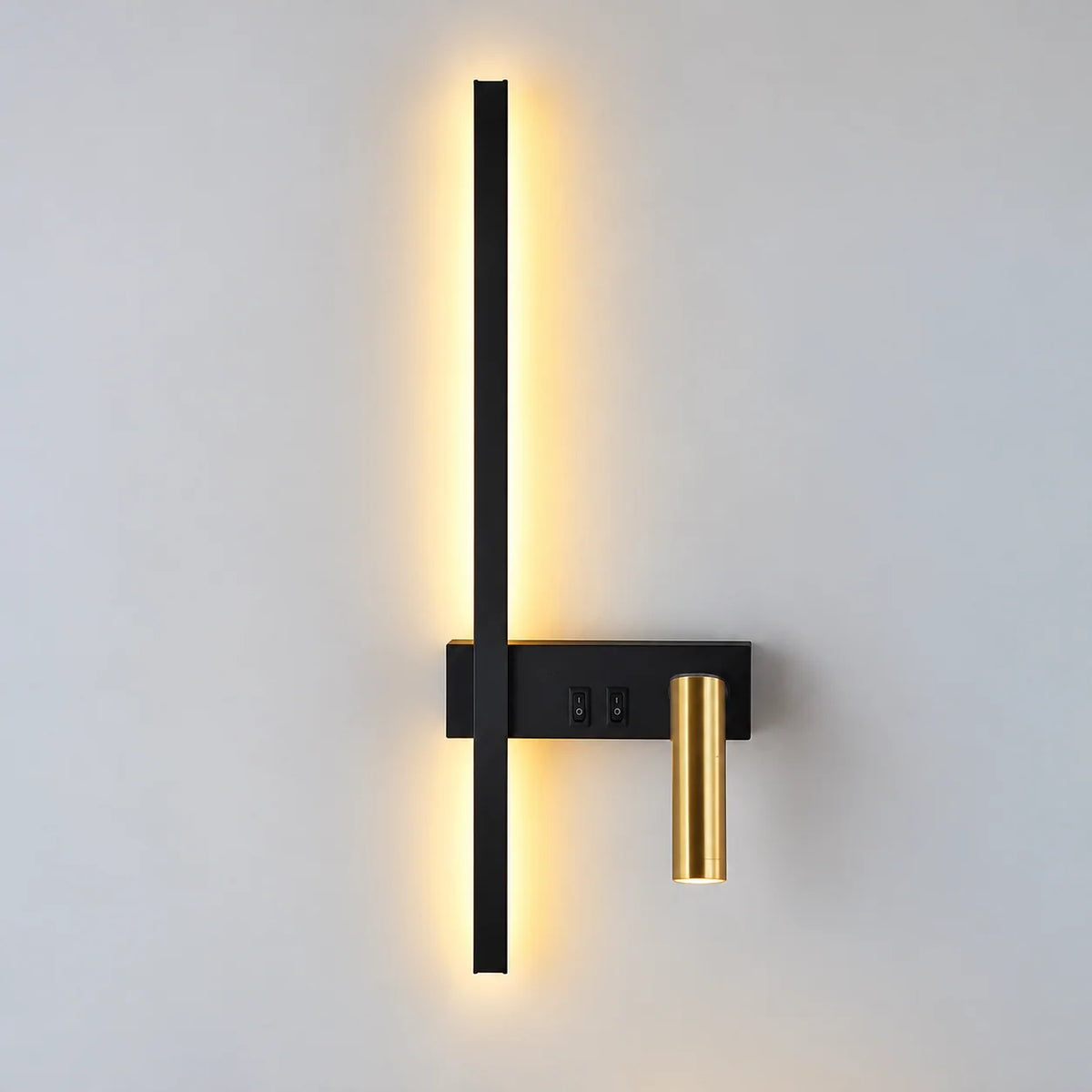 Wall Light Adjustable Swivel Head Integrated LED Three Light Colors