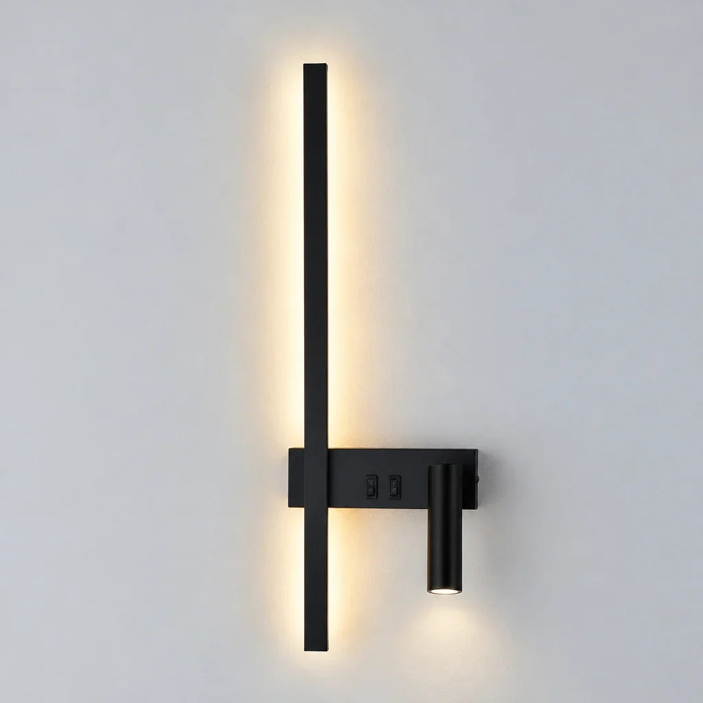 Wall Light Adjustable Swivel Head Integrated LED Three Light Colors