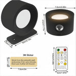Wall Light Cordless Rechargeable LED with Remote Control
