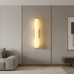 Wall Light Marble-Style Copper Accents Warm White LED