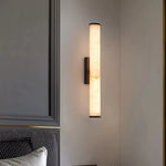 Wall Light Marble-Style Copper Accents Warm White LED