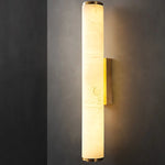 Wall Light Marble-Style Copper Accents Warm White LED
