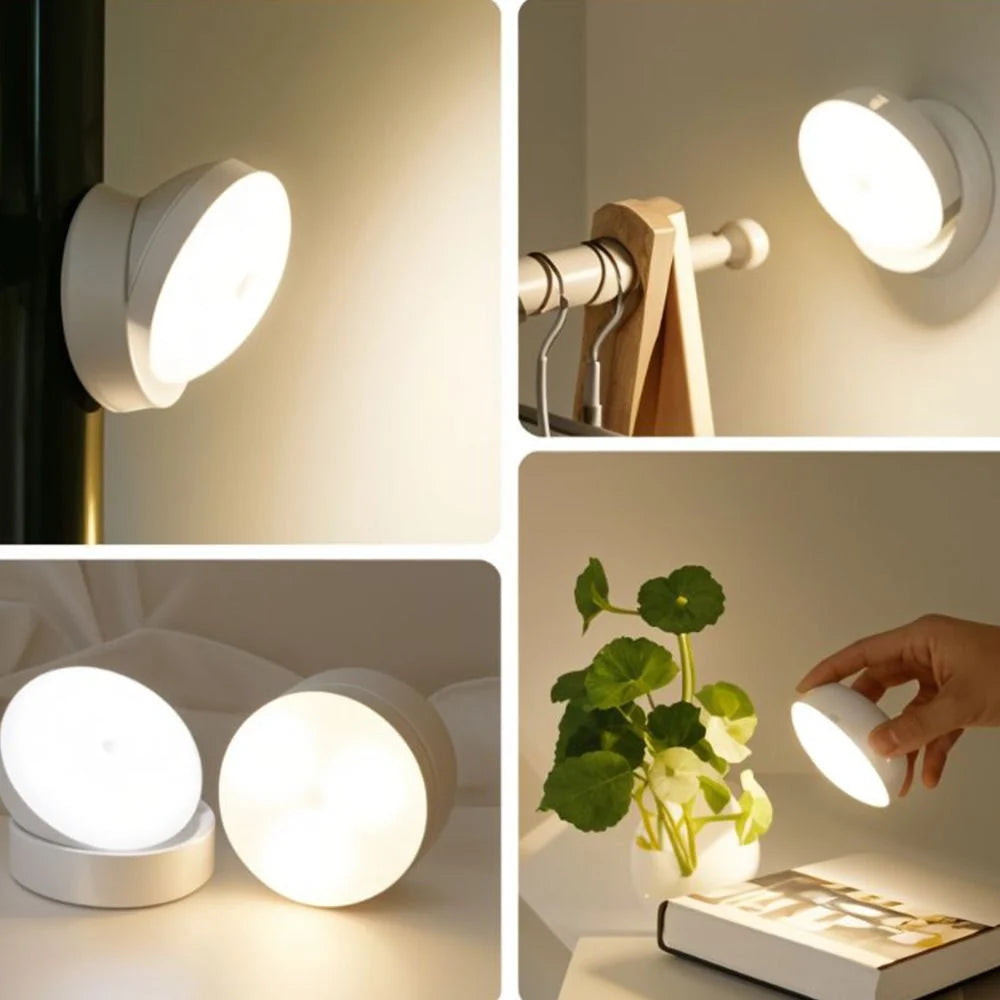 Wall Light Motion Sensor 360° Adjustable Magnetic Mount