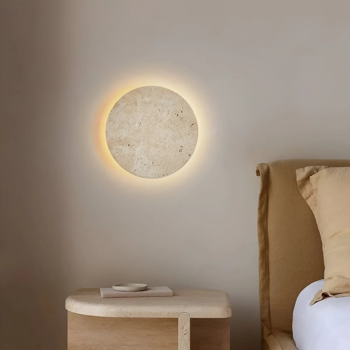 Wall Light Natural Stone Finish Energy-Saving LED