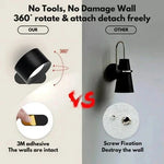 Wall Light Rechargeable 360° Magnetic Touch Control & Dimmable
