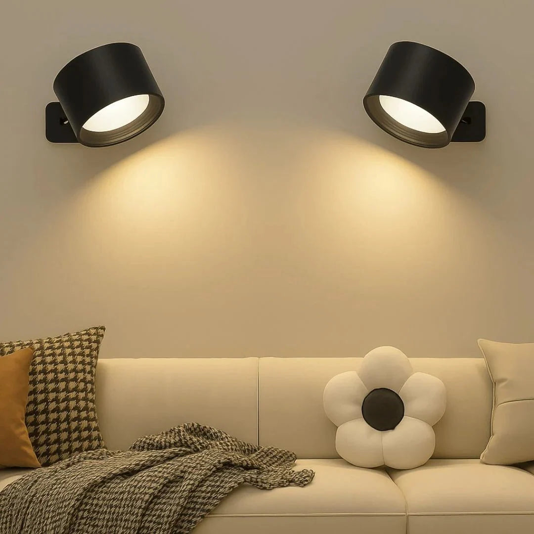 Wall Light Rechargeable 360° Magnetic Touch Control & Dimmable